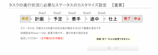 事業所OPTIONステータス設定